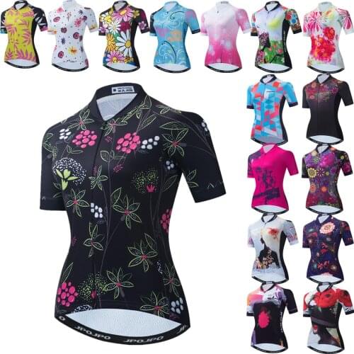 2021 Women Cycling Jersey Short Sleeve Racing Sport MTB Bike Clothes Cycling Shirt Pro Team Bicycle Jackets Tops