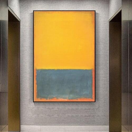 Mark Rothko Abstract Poster Canvas Painting Print Classic Oil Paintings Prints Wall Art Pictures for Living Room Home Decor