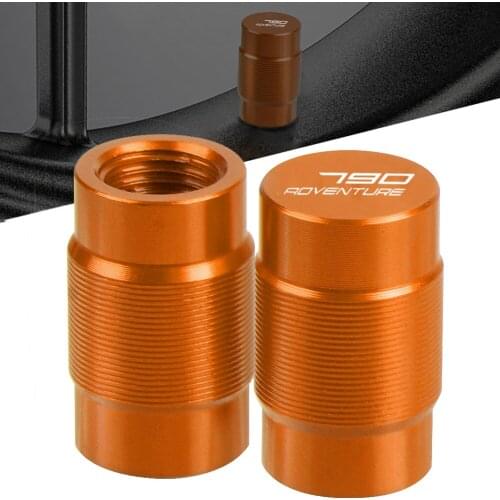 Motorcycle 790 ADV Accessories CNC Vehicle Wheel Tire Valve Stem Caps Covers For 790 Adventure 790Adventure R/S 2019 2020