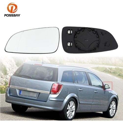 Car Rear View Mirror Lens White Heated Side Mirror Rearview Glass Exterior Parts for Opel Astra H 2004 2005 2006 2007 2008