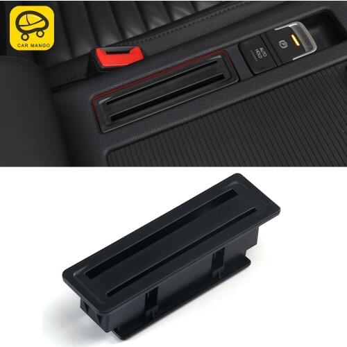 CarManGo Car Accessories Gear Panel Card Storage Box Compartment Case Container Holder For VW Volkswagen Arteon 2017-2020