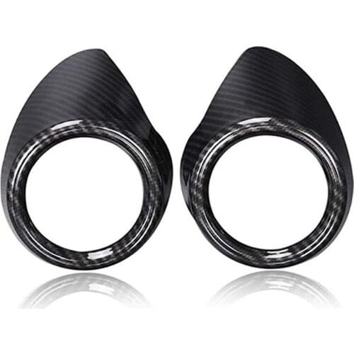 Car Rear Row Air Conditioning Vent Outlet Cover Trim for Alfa Romeo Giulia 2019 Air Outlet Decorative Ring