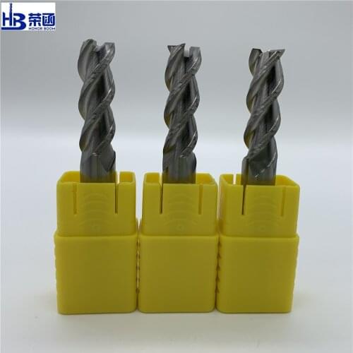 HRC55 Aluminum Square End mills1 2 3 4 5 6 8 10 CNC Cutting milling Tools Alloy Tungsten Steel milling cutter Honor Boom