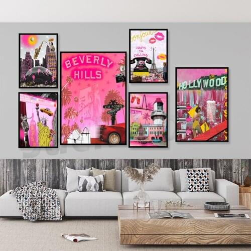 New York City Art | Times Square Art|Statue of Liberty |Pop Art Collage|Vintage Art | Home Deco |Gallery Wall Art | Skyline Art