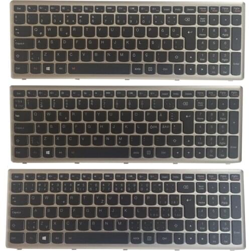 Laptop keyboard for Lenovo Ideapad Z710 U510 Czech CZ/Nordic NE/Turkey TR keyboard with Backlight