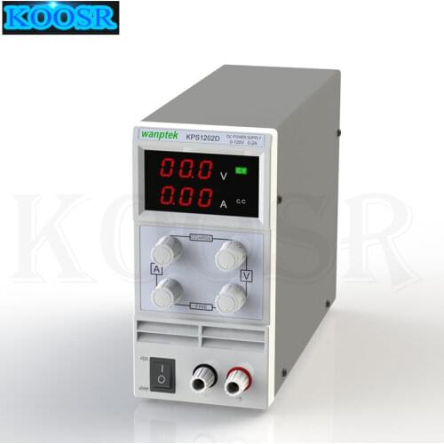 KPS1202D Adjustable High precision double LED display switch DC Power Supply protection function 120V2A 110V/220V 0.1V/0.01A
