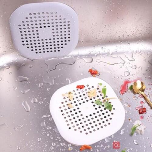 Vegetable Kitchen Accesories Gadgets Mesh Kitchen Silicone Sink Strainer Drain Waste Plug Colander
