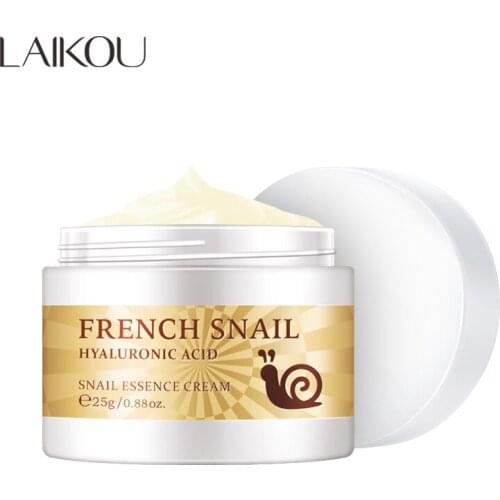 Snail Face Cream Collagen Anti-Wrinkle Anti-Aging Facial Day Cream Hyaluronic Acid Moisturizer Nourishing Tight Skin Serum Care