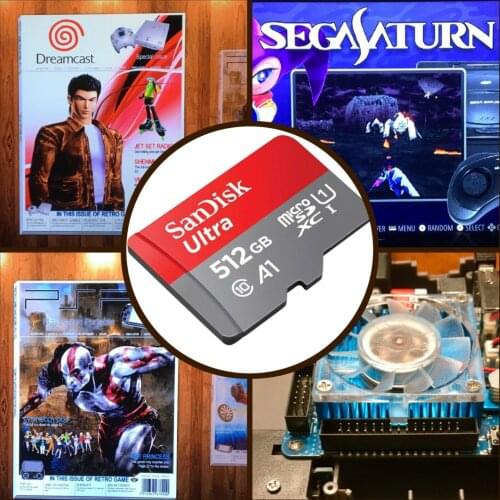 512 GB Ora v1.65 Retropie SD Card Multi Emulators Sega Saturn PSP N64 Naomi For ODROID XU4 20,000+ Preloaded Games, 3D boxart