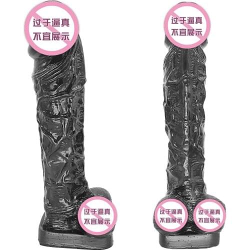 Soft Flesh Dildo Realistic with Suction Cup Sucker Big Artificial Penis for Women Sex Toys Female Masturbator Adult S0330