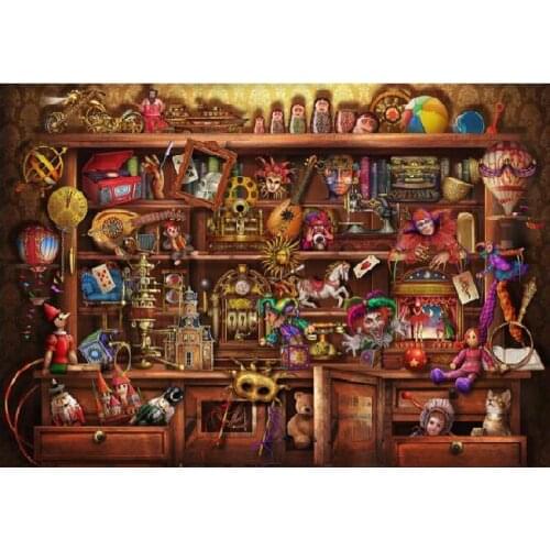 Cross Stitch Kits Classical Shop Shelves Painting Crafts Needlework 14CT Unprinted Embroidered Handmade Art Wall Home Decor