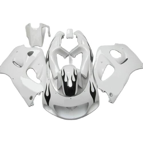 Motorcycle Fairings for SUZUKI SRAD GSXR 600 750 1996 1997 1998 1999 2000, Black White fairing kit GSXR600 GSXR750 PL86