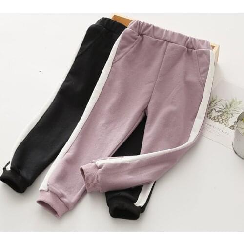 Toddler Girls Pants Spring Cotton Harem Pants for Girl 2 3 4 5 6 7 8 Years Kids Trousers Elastic Waist Girl Skinny Pants 2020