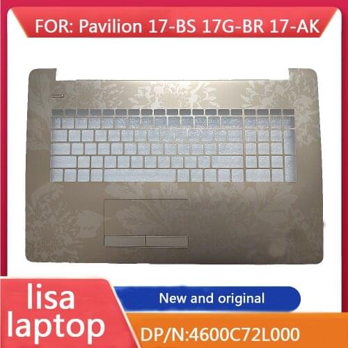 Suitable For HP Pavilion 17-BS 17G-BR 17-AK Palm Pad Top Cover C-Shell Gold Shell 4600C72l000 Brand New