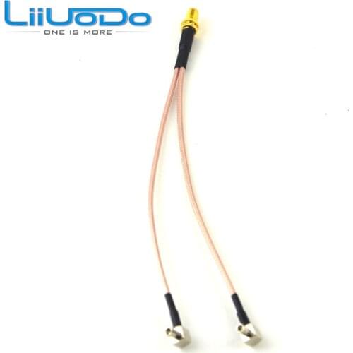 10 Pieces SMA Female to Y type 2 X TS9 Male/CRC9 Male Connector Splitter Combiner Cable Pigtail RG 316 15CM 20CM 30CM