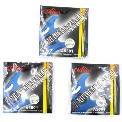 3 Sets of Alice A5501 Headless Electric Guitar Strings Double Ball End 1st-6th Strings Free Shipping Wholesales