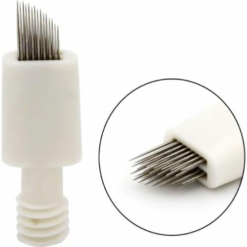 No Scab Light Oxygen Needles Microblading Shading Needle30 pins Blades For Manual Tattoo Pen 3D Fog Embroidery Eyebrow