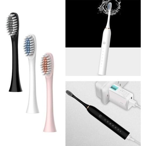 Premium Universal Sonic Toothbrush Heads for X-3 Electric Toothbrushes Universal Tooth Brush Heads Tynex Bristle