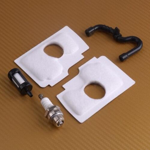 LETAOSK Air Filter & Fuel Filter & Fuel Line & Spark Plug Tune Up Kit Fit for Stihl 018 MS180C MS170 017 Chainsaw
