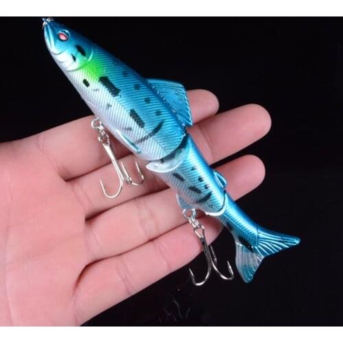 1pcs 12.7cm 17.4g Laser Artificial Bait Hard Crankbaits Minnow Fishing Lure Floating Wobblers Treble Hooks Tackle With 3D Eyes