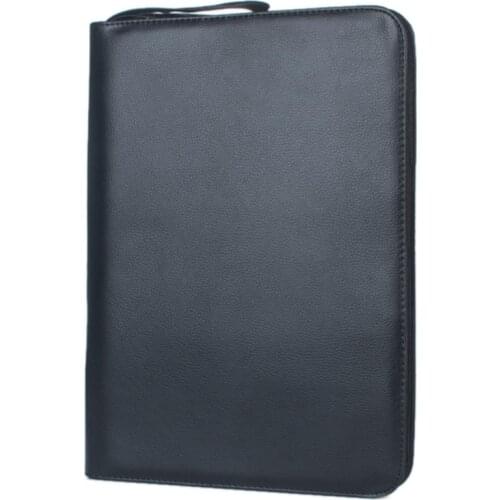 1 PC Black Fountain Pen Color PU Leather Storage Case Holder for 48 Pens