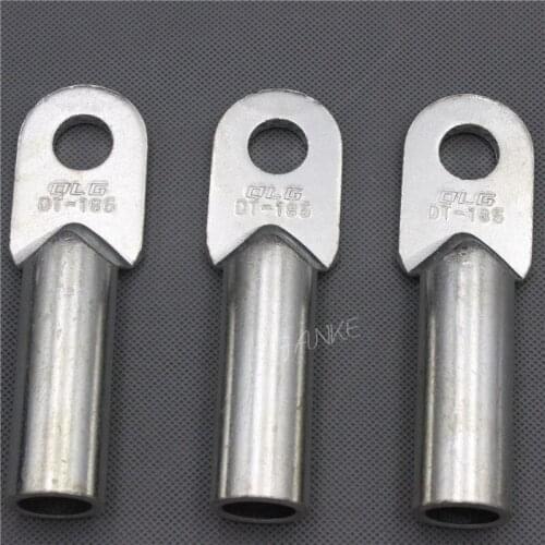 1pcDT-185 185mm2 Cable Lug Terminal Connector Copper Coated tin Tone for 17mm Dia Bolt Electric power fittings National Standard