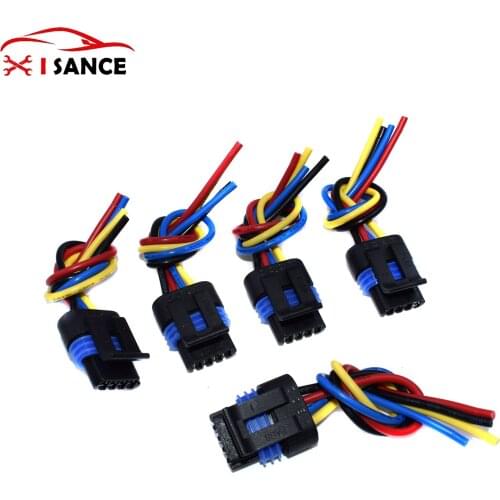 5Pcs Idle Air Control Pigtail Wiring Connector For Chevrolet Equinox Buick Rendezvous Cadillac G 3.4L 3.5L 4.3L 5.3L 88862215