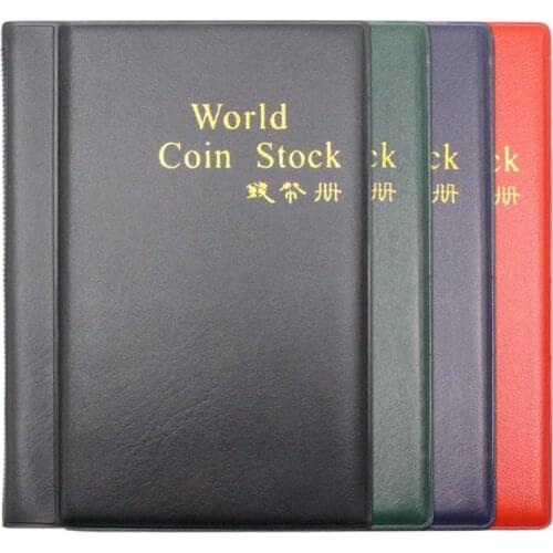 120 Pieces Money Book Coin Storage Album Collection Album Book Storage Money Coin Holder Money Coin Storage Bag Gift Home Decor