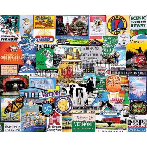 5d Diy Diamond Painting I Love Vermont United States Cross Stitch Diamond Embroidery Mosaic Paintings Home Decor Children Gifts