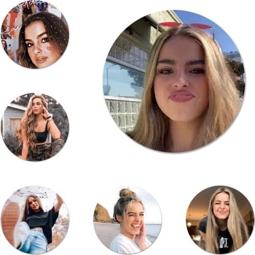 American IC girl Addison Rae Badge Brooch Pin Accessories For Clothes Backpack Decoration gift