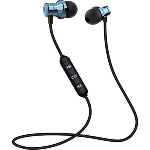 XT11 Wireless Bluetooth Earphone Handsfree Neckband Magnetic Smart Stereo Headphones sports universal headphones Sports Earphone