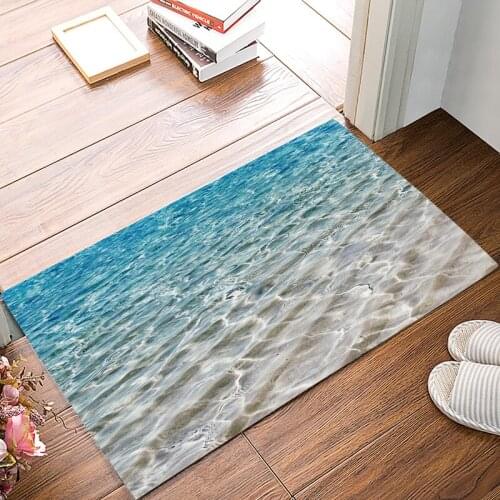 Sea Clear Beach Water on the Beach Dirt Debris Mud Trapper Boot Shoes Scraper Accessory Sets Living Room Accent Rugs Entry Way