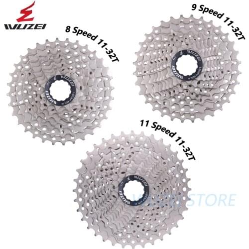 WUZEI Bicycle Flywheel 8/9/10/11/12speed Road Bike Flywheel 25/28/32/34/36T Bike Parts 24/27/30S Cassette Sprocket Steel