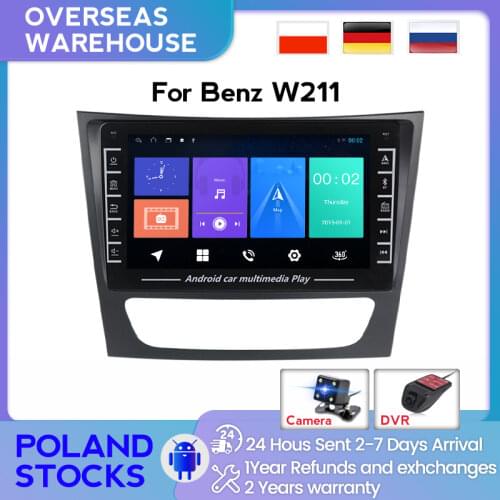 MEKEDE 1280X720 8" Android screen Car IPS GPS For Mercedes Benz E-class W211 E200 E220 E300 E350 E240 E270 E280 CLS CLASS W219