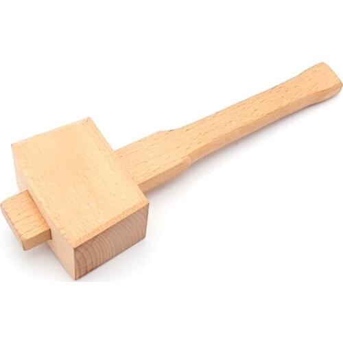 245mm Beech Solid Carpenter Wood Wooden Mallet Hammer Handle Woodworking Tool