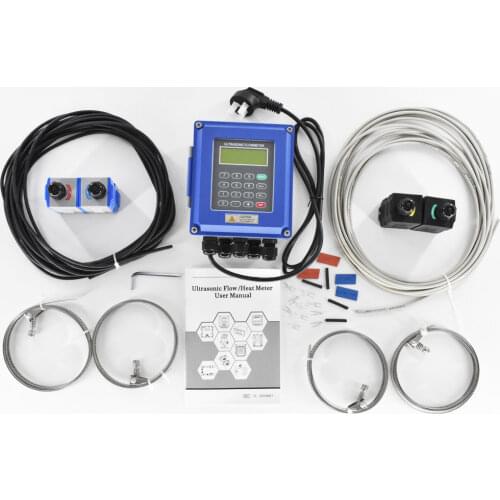 TUF-2000B Wall Mounted Ultrasonic Heat Meter Flowmeter liquid flow meter RS485 Modbus for industrial control