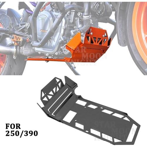 2019 New Orange Motorcycle CNC Aluminum Engine Chassic Protective Guard Cover for 250 390 2017 2018 2019