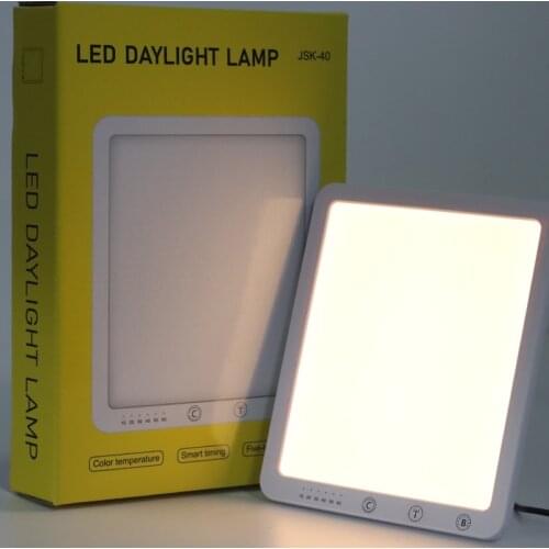 2020 Latest EU/US/UK Sad Lamp Phototherapy Bionic Solar Light Touch Therapy Light Lamp Depression Anti-fatigue Lamp