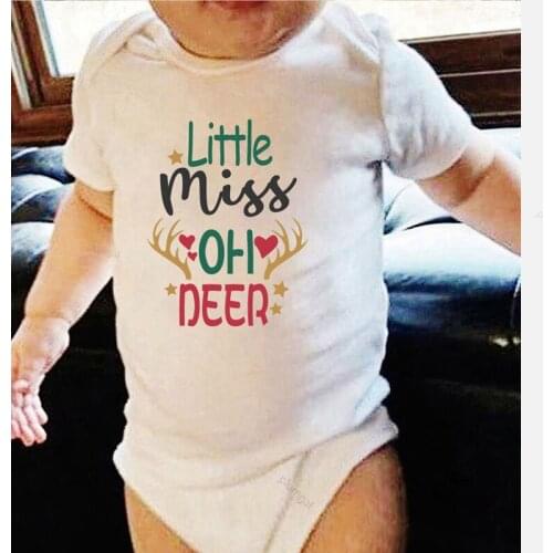 Newborn Girl Outfit Baby Winter Clothing Boy Cotton Little Miss Printing Kids' Things Bodysuit for Newborns Children Jumpsuits