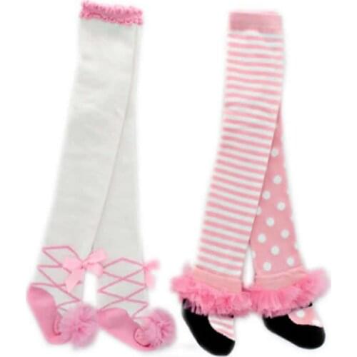 During autumn baby girls pantyhose tight girl princess pantyhose female baby render trousers stocking cotton tights lace stripes