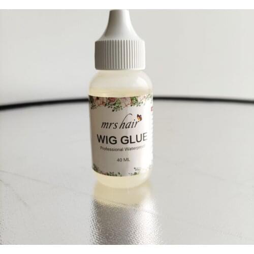1.3oz(38ML) Transparent Clear Strong Lace Wig Glue Waterproof Adhesive for Lace Wigs Hair pieces Lace Glue Wig Glue