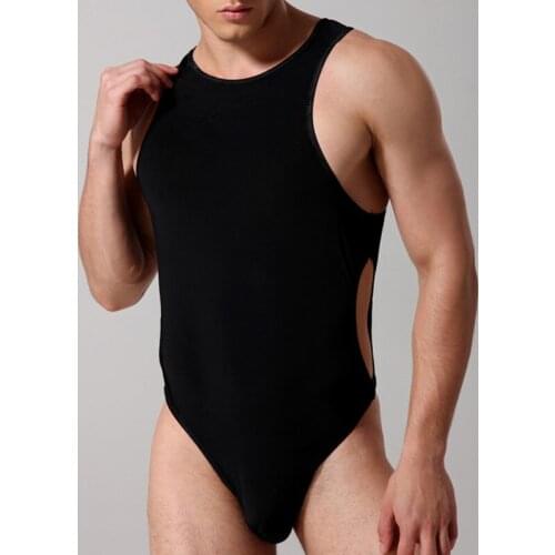 Adjustable Size Mens Breathable Bodysuits Men Shapers Leotard Male Body Building Singlet Underwear Shapewear for Men Vest
