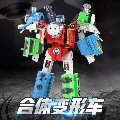 3 in 1 Transformation Robot Deformation Train Model Assembled Megazords Autobots Action Figures Collectibles Boy Children Toy
