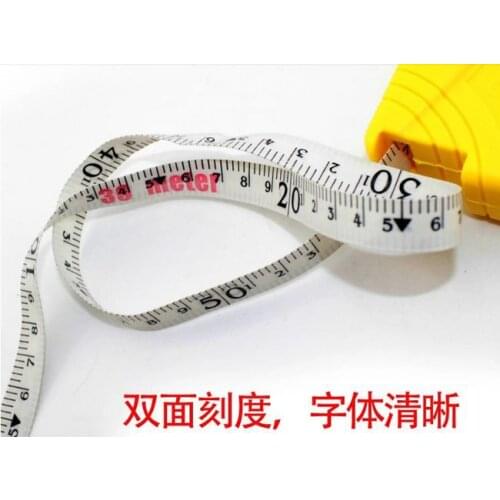 Made in hongkong high quality yellow imported fiberglass metric tape measure 30m ABS cover NO.RT-F30 freeshipping