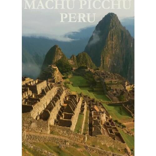 Vintage Travel Retro Peru Machu Art Film Print Silk Poster Home Wall Decor 24x36inch