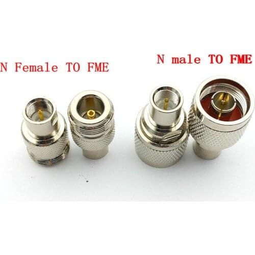 1PCS COPPER N male/Female plug to FME male plug RF connector