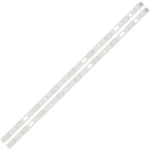 2pcs LED strip 9 leds for Haier 32'' TV D32TS7202 32HR331M09A5 V1 4C-LB3209-HR3