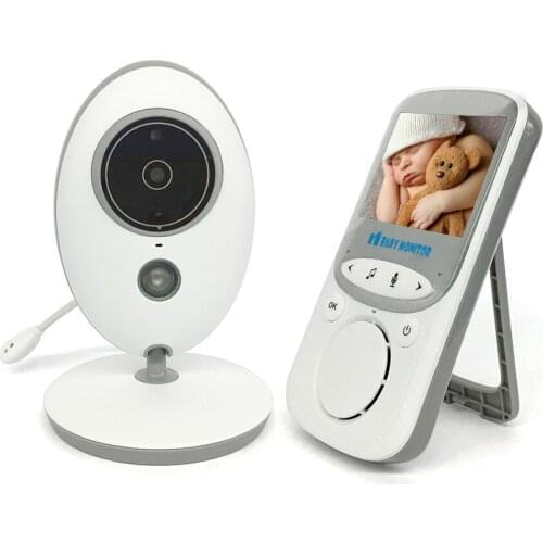 VB605 Wireless Video Baby Monitor 2.4 inch Mini Camera 2.4GHz Intercom Temperature Monitoring Night Vision Nanny Music Player