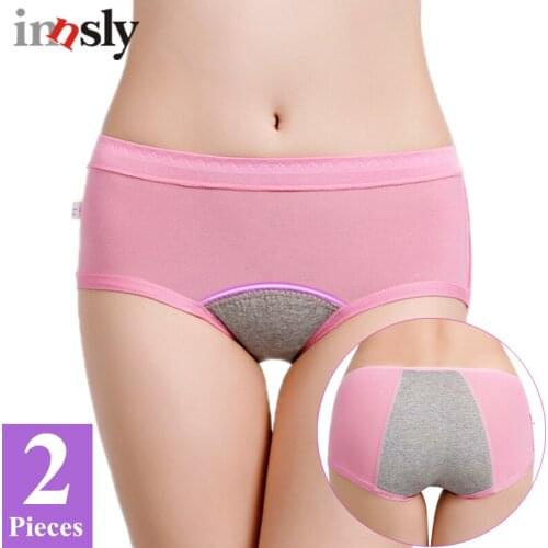 2 Pieces/Set Briefs Women Menstrual Period Panties Modal Female Physiological Leakproof Underwear Dropshipping