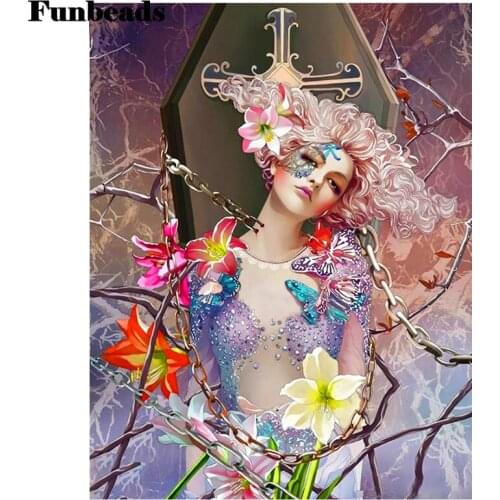 Fantasy woman 5D mosaic DIY Diamond Painting Full Square Round Drill rhinestones painting by numbers Embroidery diy FF827